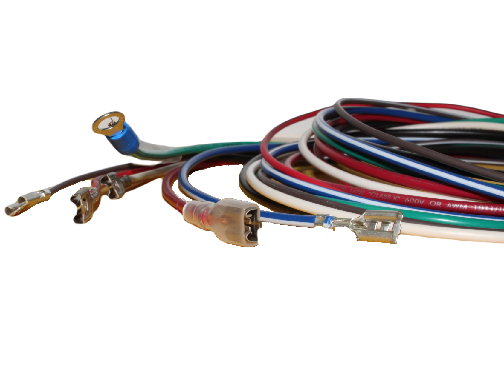 Custom made electrical wire harness