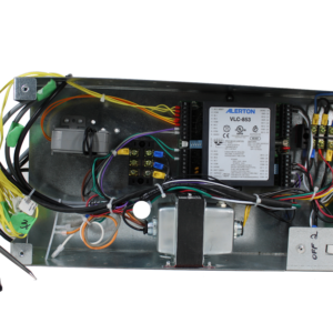 Custom control power boxes with custom cable harness assemblies